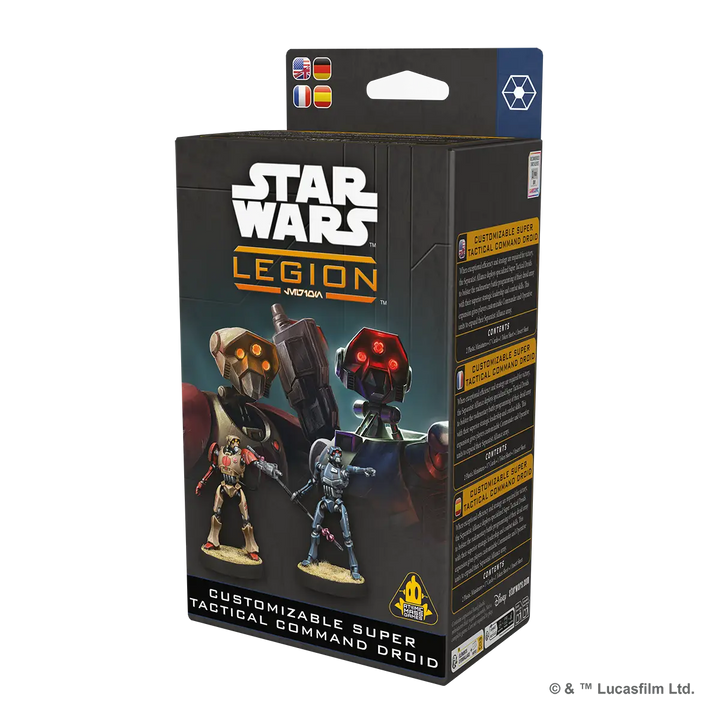 Star Wars: Legion - Customizable - Super Tactical Command Droid (EN/DE/ES/FR) - Atomic Mass Games - Miniature Games