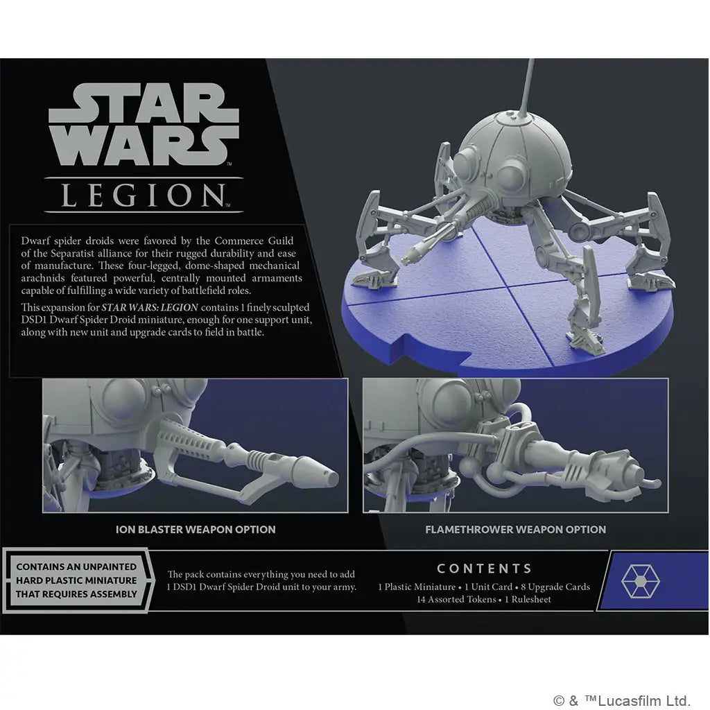 Star Wars: Legion - DSD1 Dwarf Spider Droid (EN) - Atomic Mass Games - Miniature Games