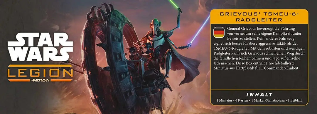 Star Wars: Legion - Grievous’ TSMEU-6 Wheel Bike (EN/DE/ES/FR) - Atomic Mass Games - Miniature Games