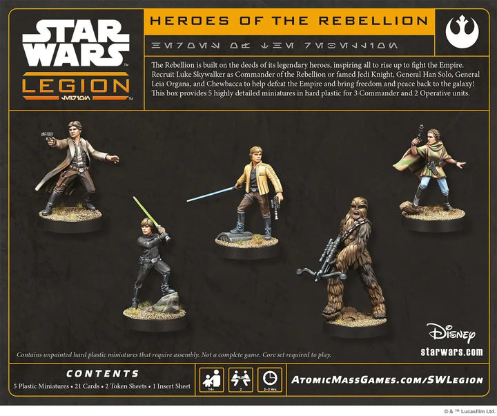 Star Wars: Legion - Heroes of the Rebellion (EN/DE/ES/FR) - Atomic Mass Games - Miniature Games