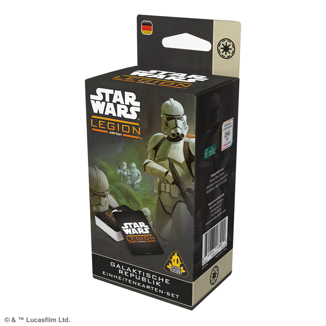 Star Wars: Legion - Kartenset - Einheiten - Galaktische Republik (DE) - Atomic Mass Games - Miniature Games