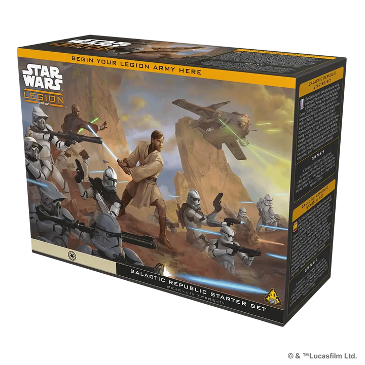 Star Wars: Legion - Starter Set - Galactic Republic (EN/DE/ES/FR) - Atomic Mass Games - Miniature Games