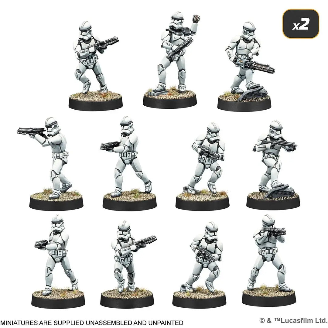Star Wars: Legion - Starter Set - Galactic Republic (EN/DE/ES/FR) - Atomic Mass Games - Miniature Games