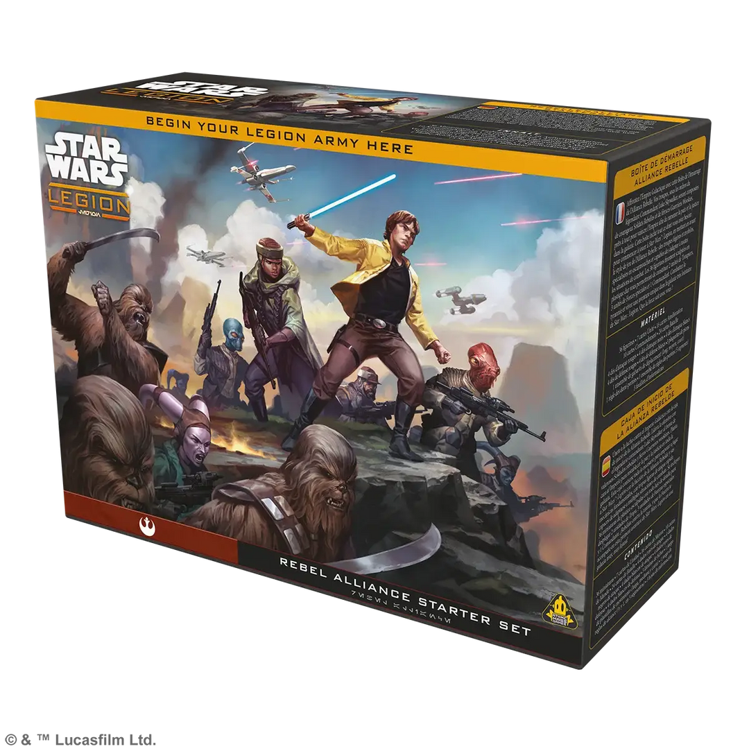 Star Wars: Legion - Starter Set - Rebel Alliance (EN/DE/ES/FR) - Atomic Mass Games - Miniature Games