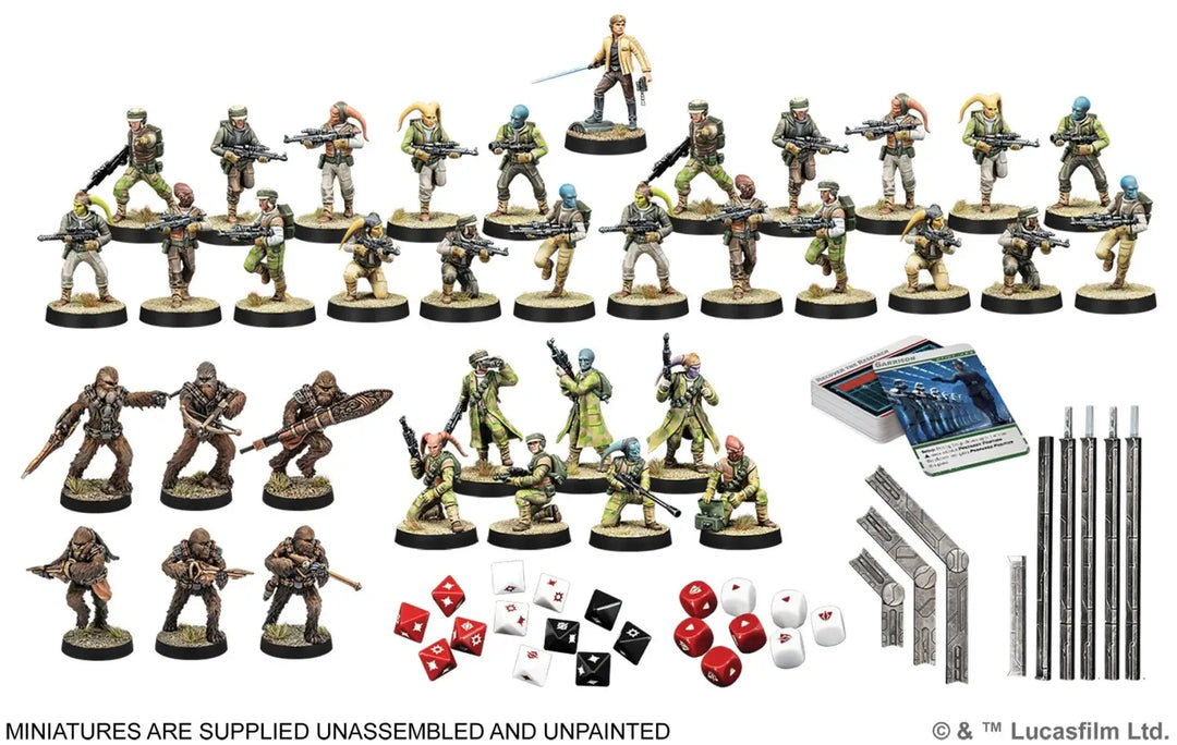 Star Wars: Legion - Starter Set - Rebel Alliance (EN/DE/ES/FR) - Atomic Mass Games - Miniature Games