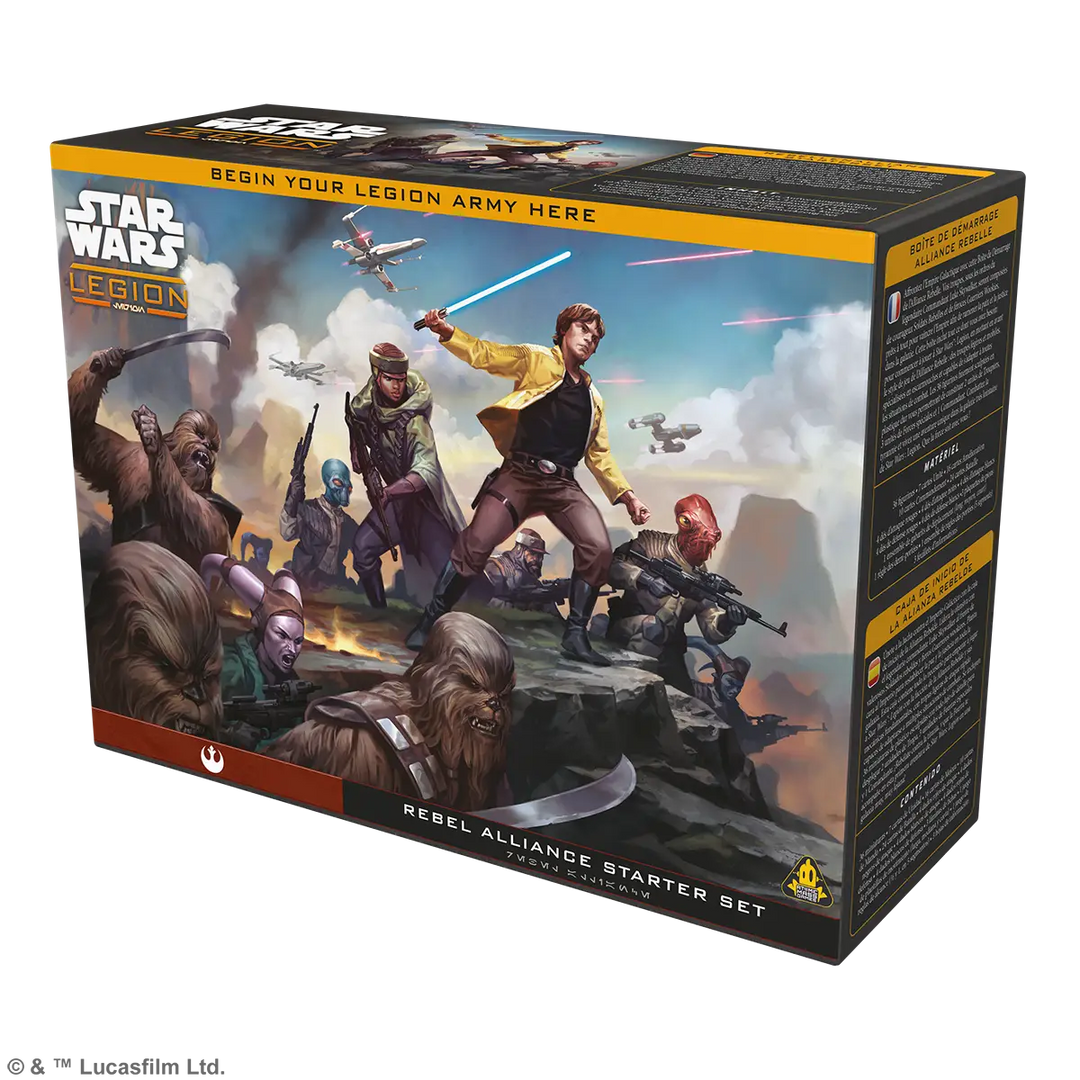 Star Wars: Legion - Starter Set - Rebel Alliance (EN/DE/ES/FR) - Atomic Mass Games - Miniature Games