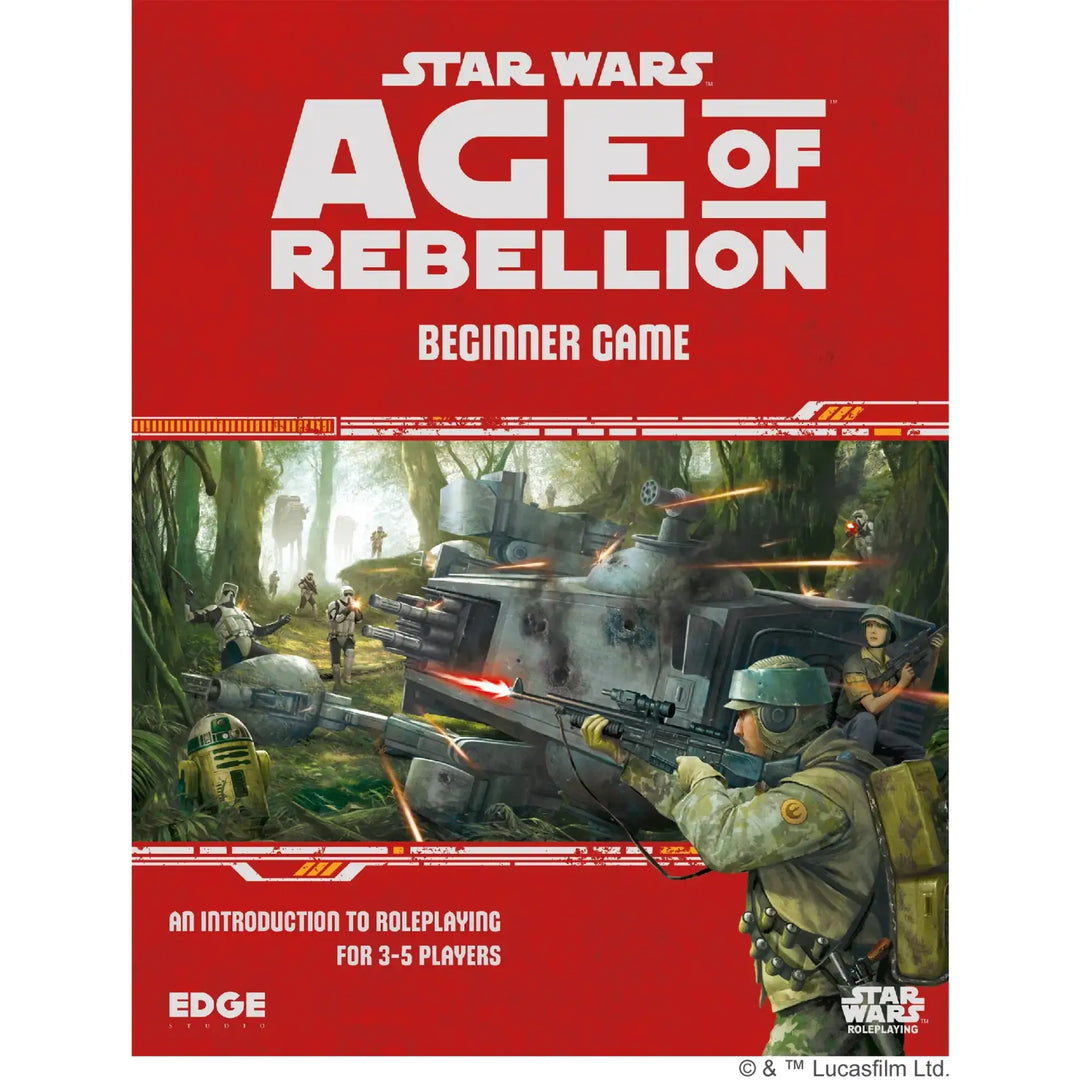 Star Wars RPG: Age of Rebellion Beginner Game (EN) Edge Studios Roleplaying Games