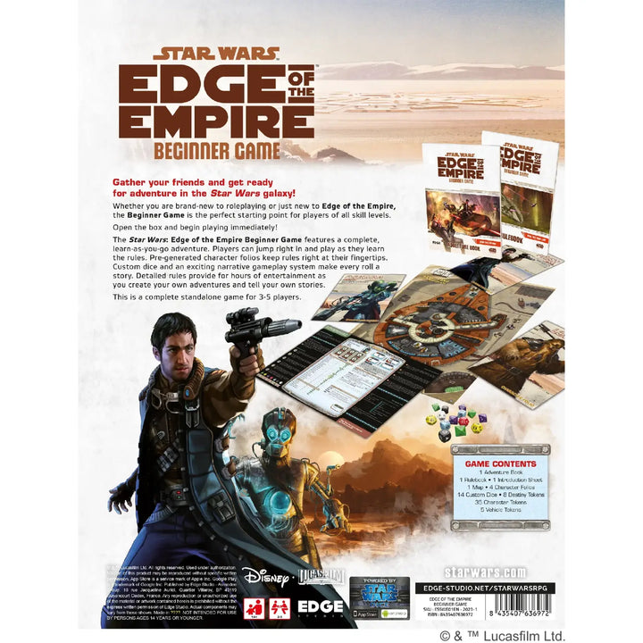 Star Wars RPG: Edge of the Empire Beginner Game (EN) Edge Studios Roleplaying Games