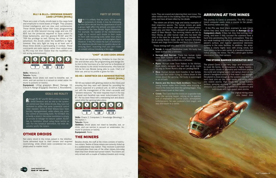 Star Wars RPG: Edge of the Empire Game Master’s Kit (EN) Edge Studios Roleplaying Games