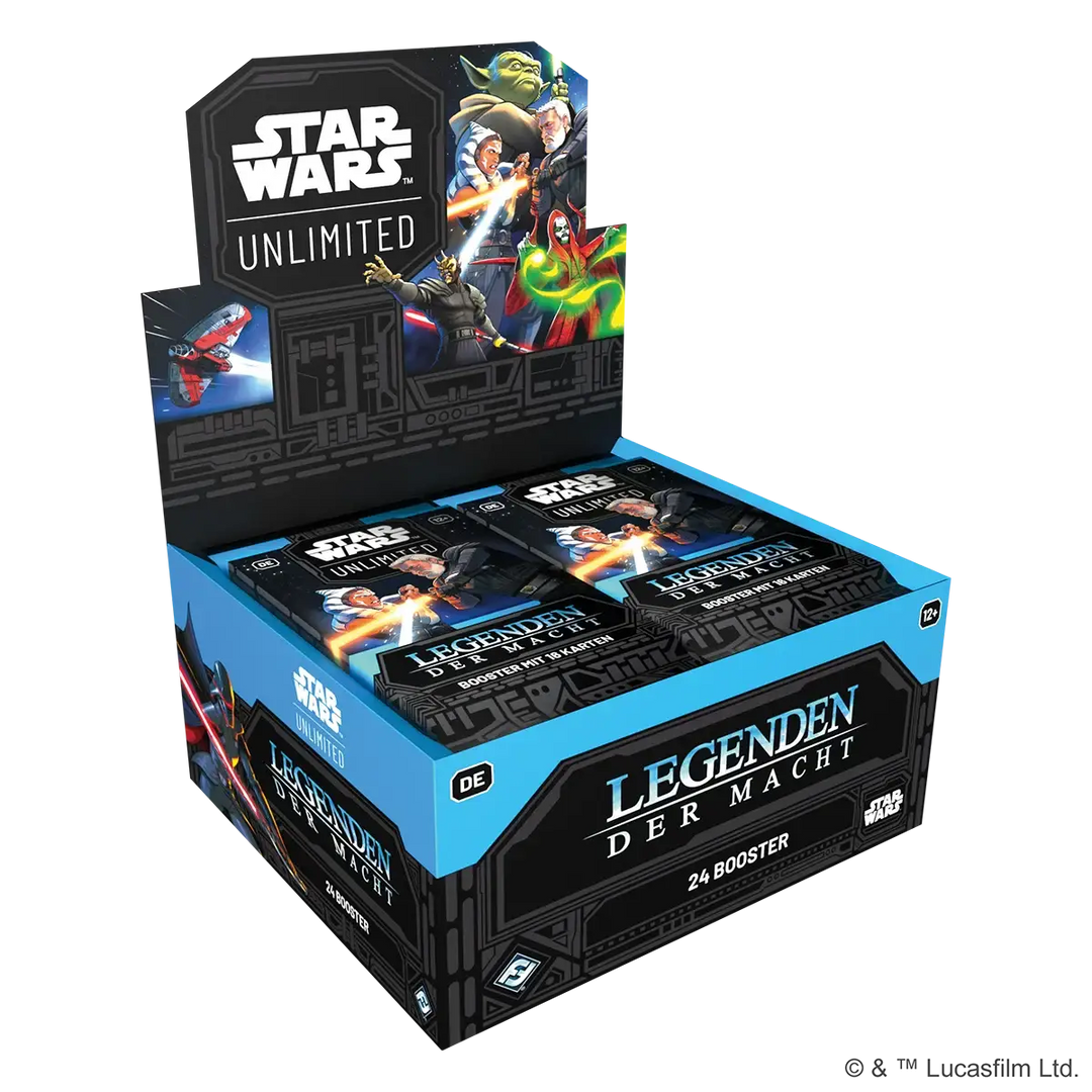 Star Wars: Unlimited - Legenden der Macht - Display (24 Booster) (DE) - Fantasy Flight Games - Card Games