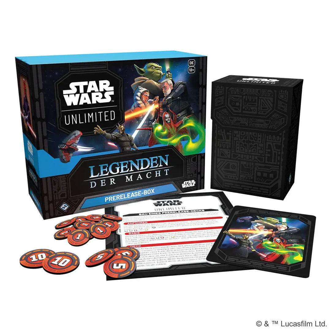 Star Wars: Unlimited - Legenden der Macht - Prerelease Box (DE) - Fantasy Flight Games - Card Games
