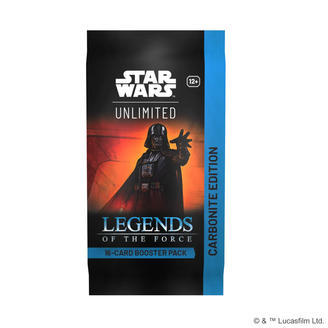 Star Wars: Unlimited - Legends of the Force - Carbonite Booster (EN) - Fantasy Flight Games - Card Games