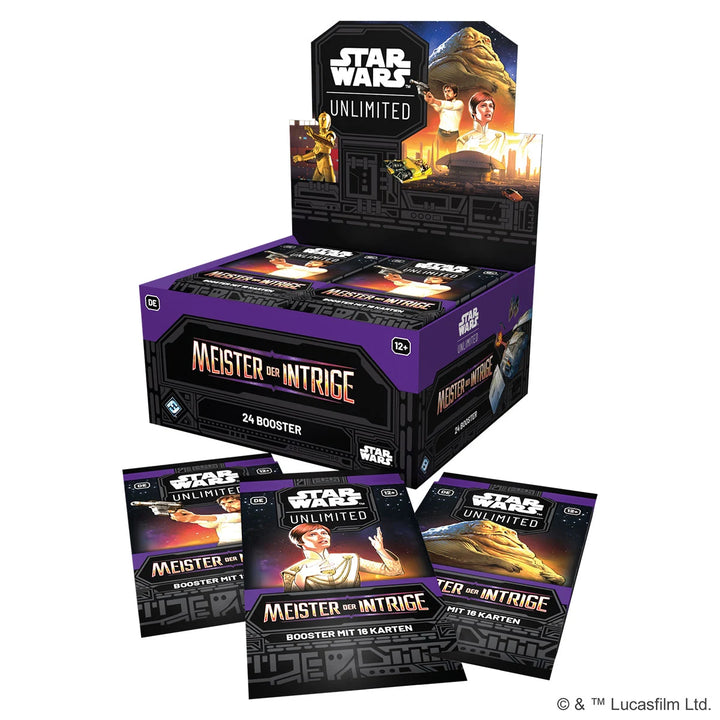 Star Wars: Unlimited - Meister der Intrige - Display (24 Booster) (DE)