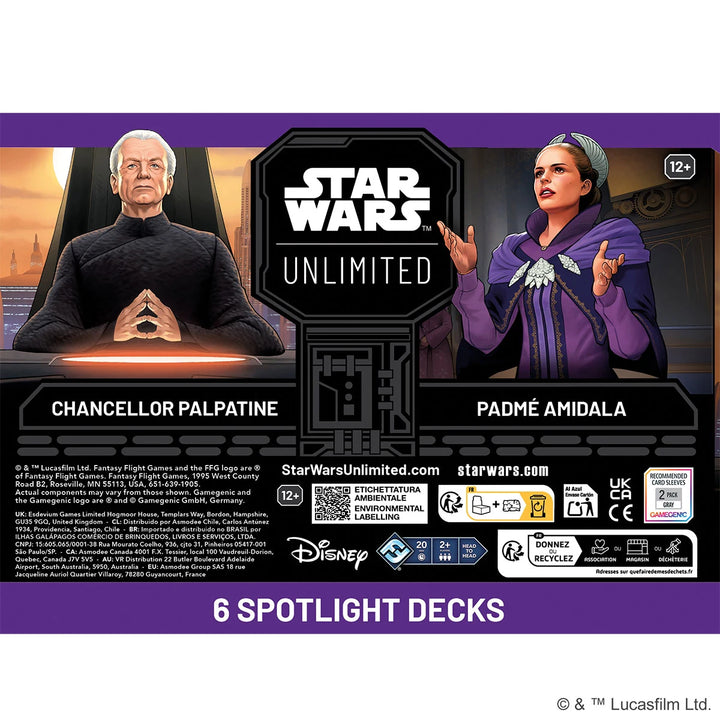 Star Wars: Unlimited - Secrets of Power - Spotlight Starter Deck - Chancellor Palpatine (EN)