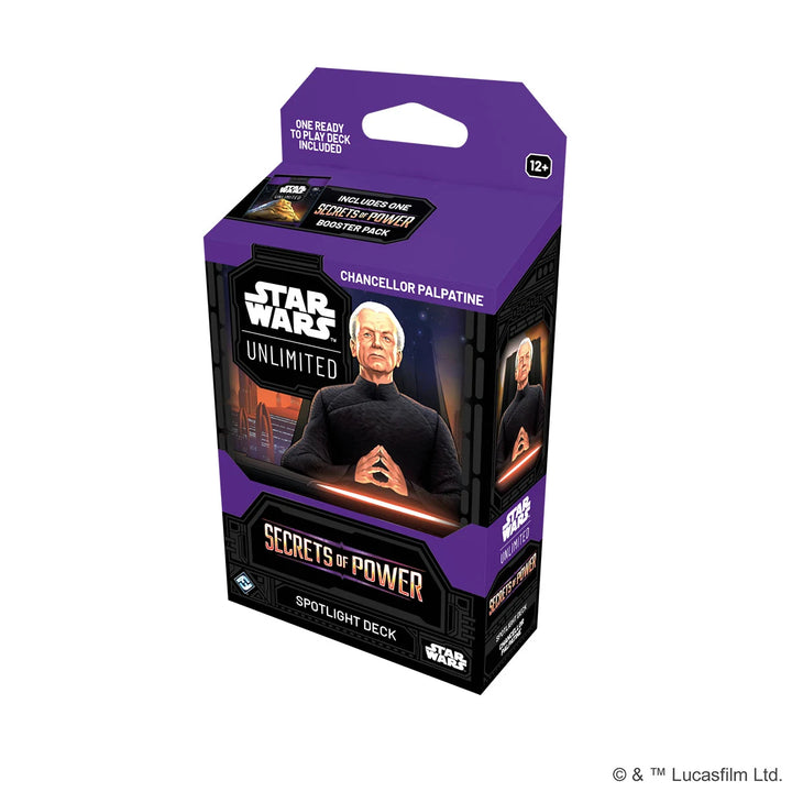 Star Wars: Unlimited - Secrets of Power - Spotlight Starter Deck - Chancellor Palpatine (EN)