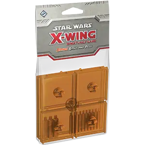 Star Wars X-Wing: Bases and Pegs (Orange) - Fantasy Flight Games - Accessories