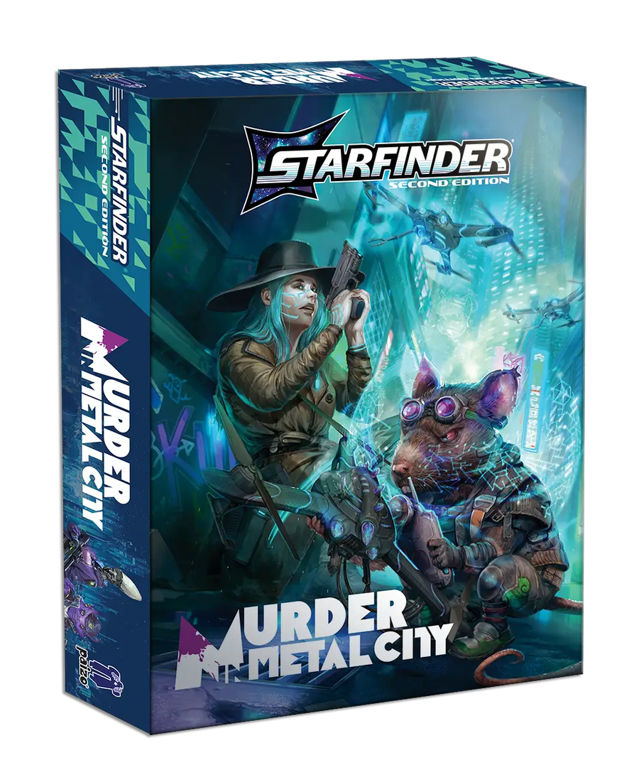 Starfinder RPG: 2nd Edition - Deluxe Adventures - Murder in Metal City (EN) - Paizo - RolePlaying Games