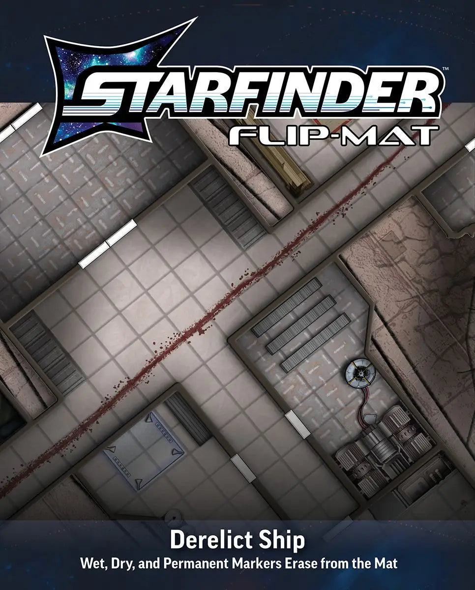 Flip-Mat: Starfinder - Derelict Starships - Paizo - RolePlaying Games
