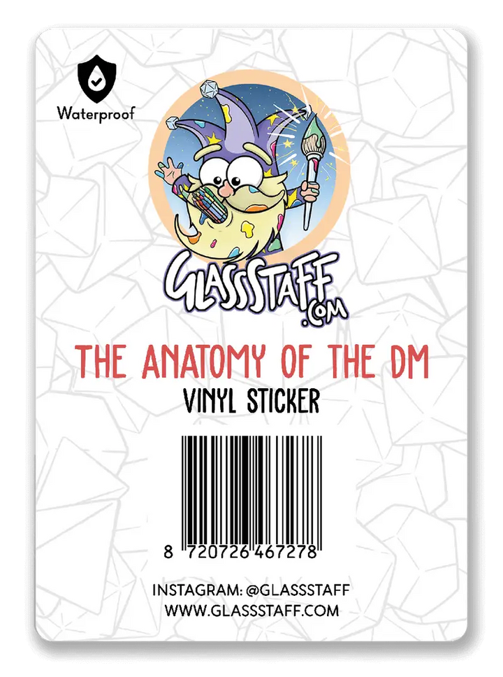 Sticker: Anatomy of the DM - Glassstaff - Accessories