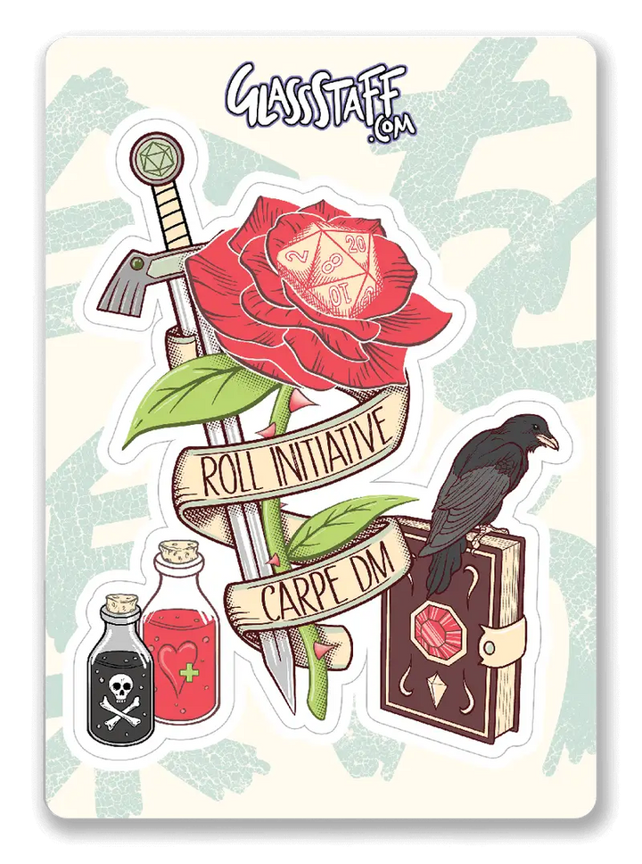 Sticker: Carpe DM - Glassstaff - Accessories