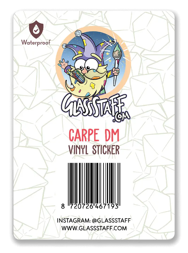 Sticker: Carpe DM - Glassstaff - Accessories