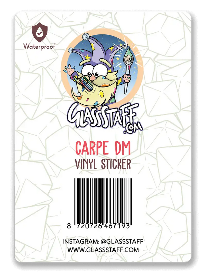 Sticker: Carpe DM - Glassstaff - Accessories