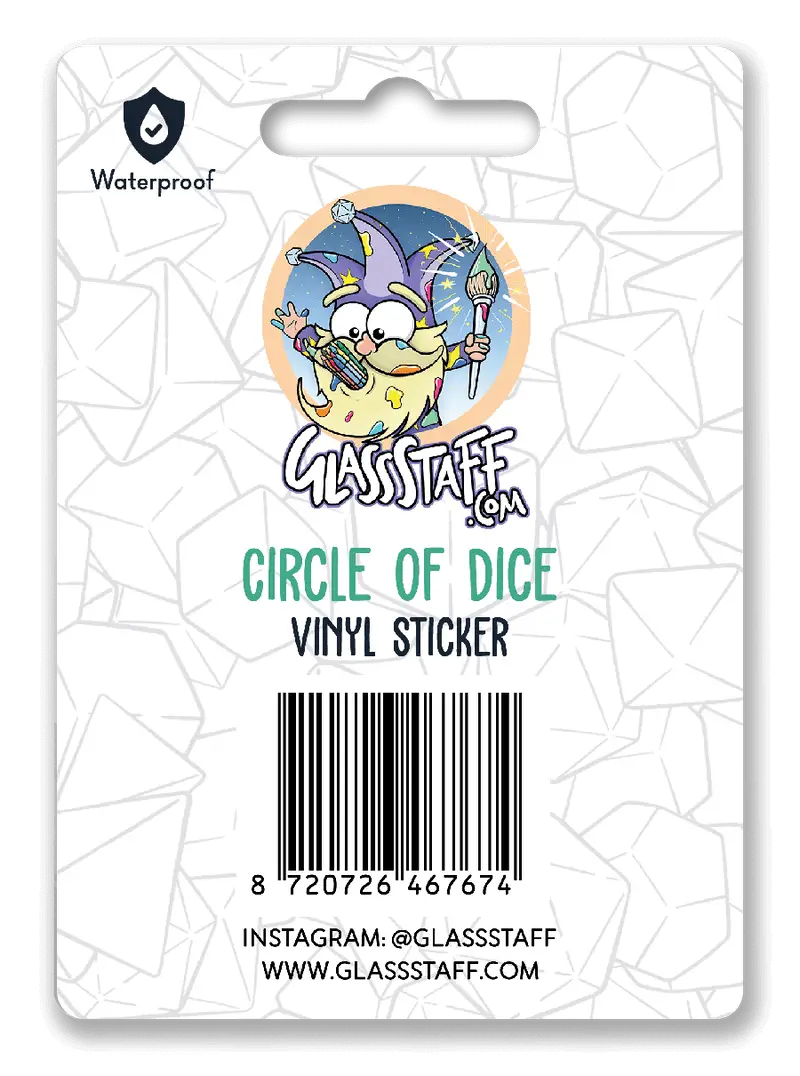 Sticker: Circle of Dice - Glassstaff - Accessories