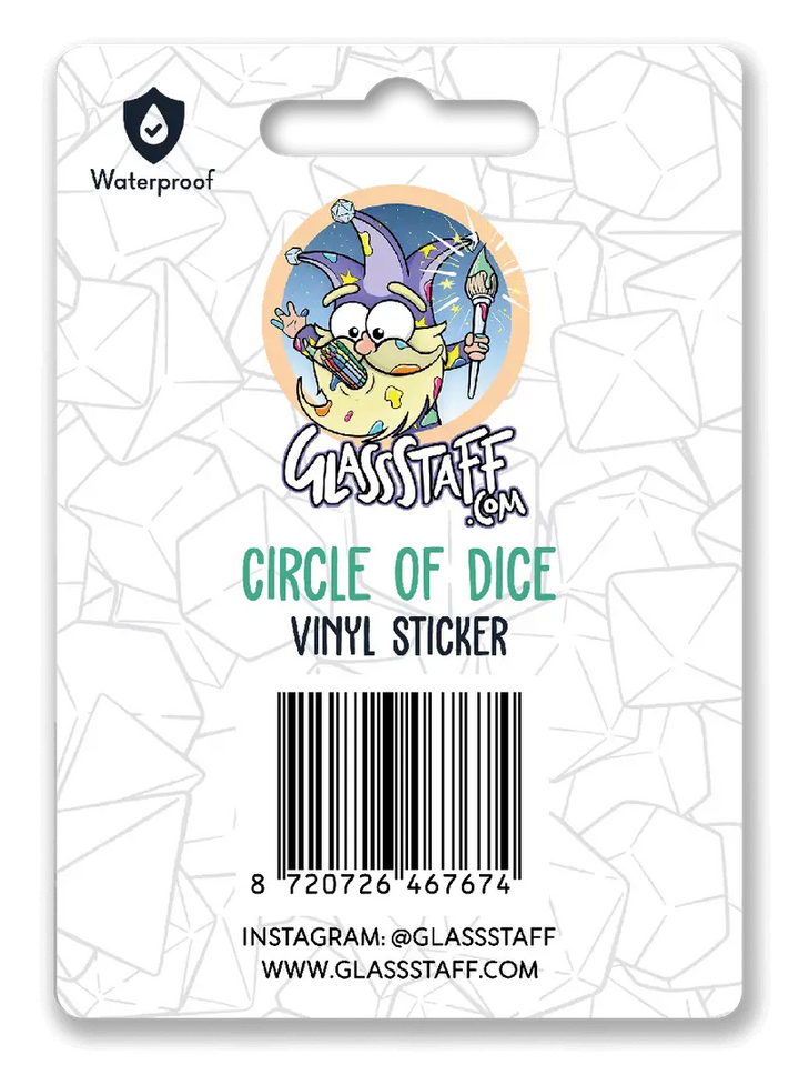 Sticker: Circle of Dice - Glassstaff - Accessories