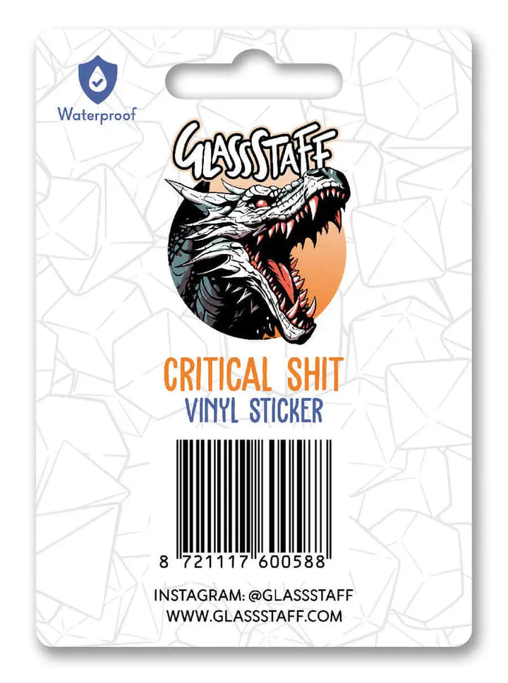 Sticker: Critical Shit - Glassstaff - Accessories