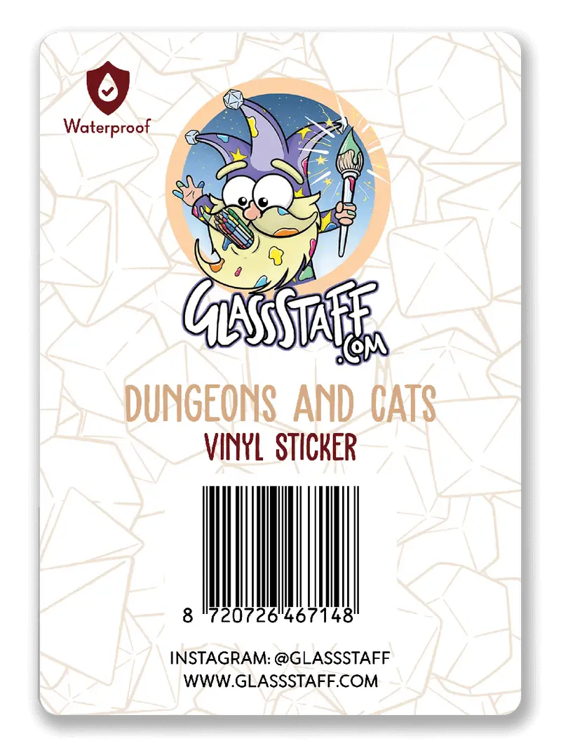 Sticker: Dungeons and Cats - Glassstaff - Accessories