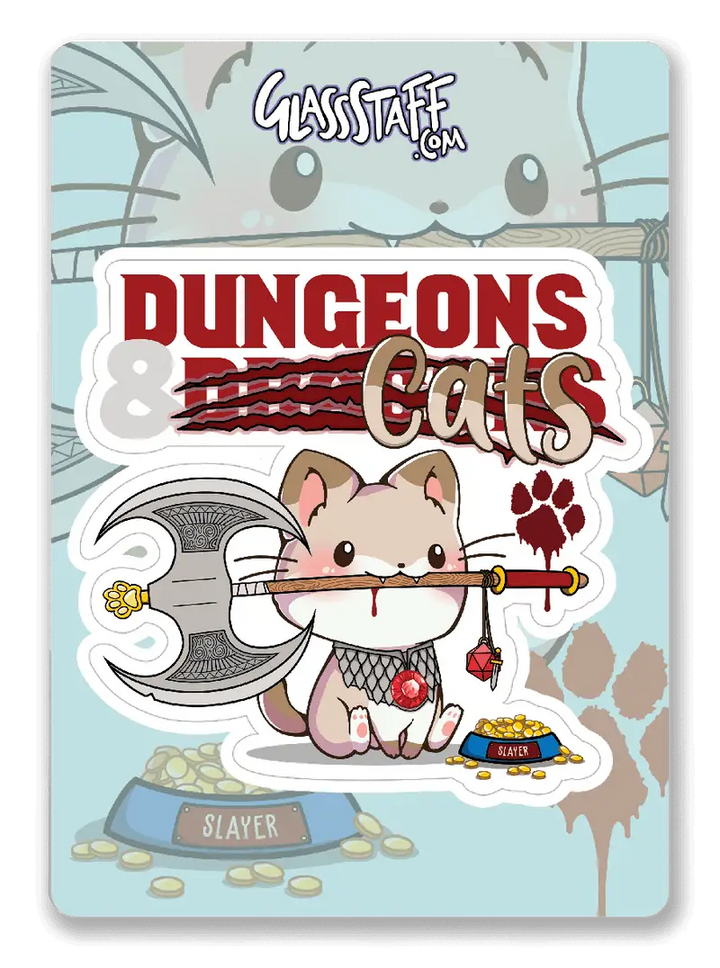 Sticker: Dungeons and Cats - Glassstaff - Accessories