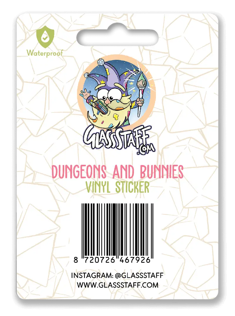 Sticker: Dungeons & Bunnies - Glassstaff - Accessories