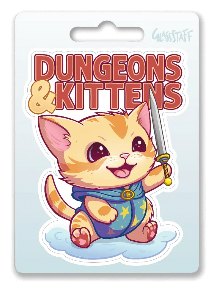 Sticker: Dungeons & Kittens - Glassstaff - Accessories