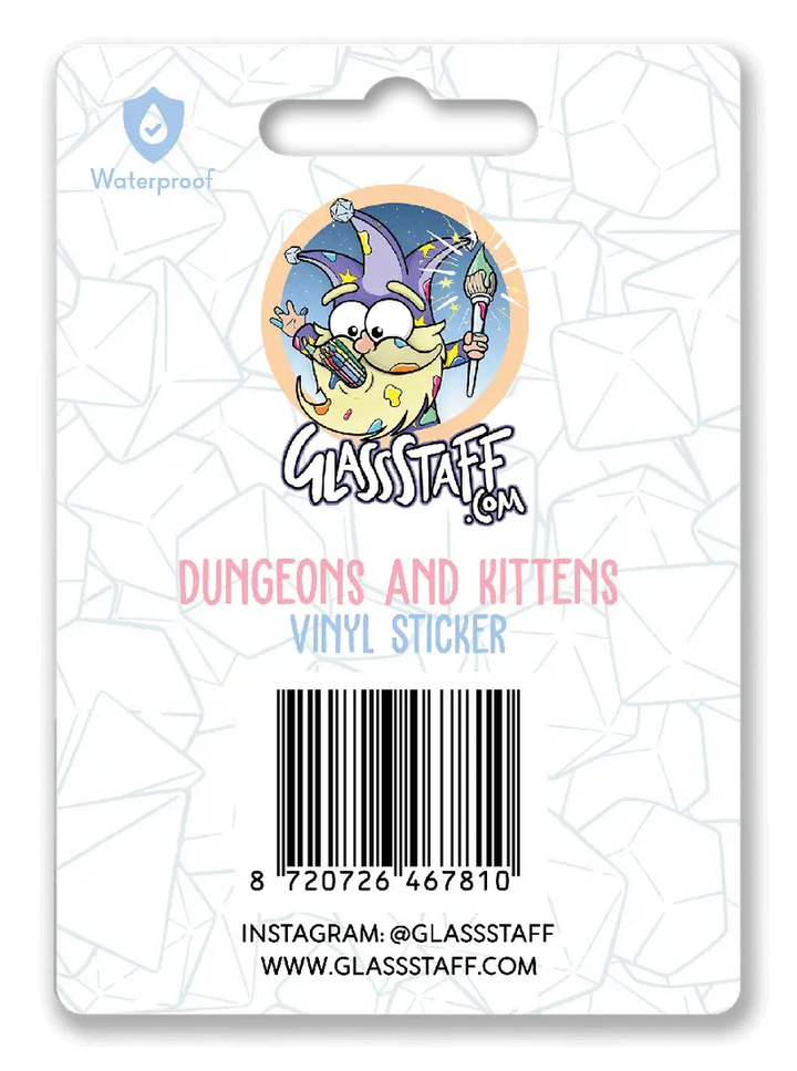Sticker: Dungeons & Kittens - Glassstaff - Accessories