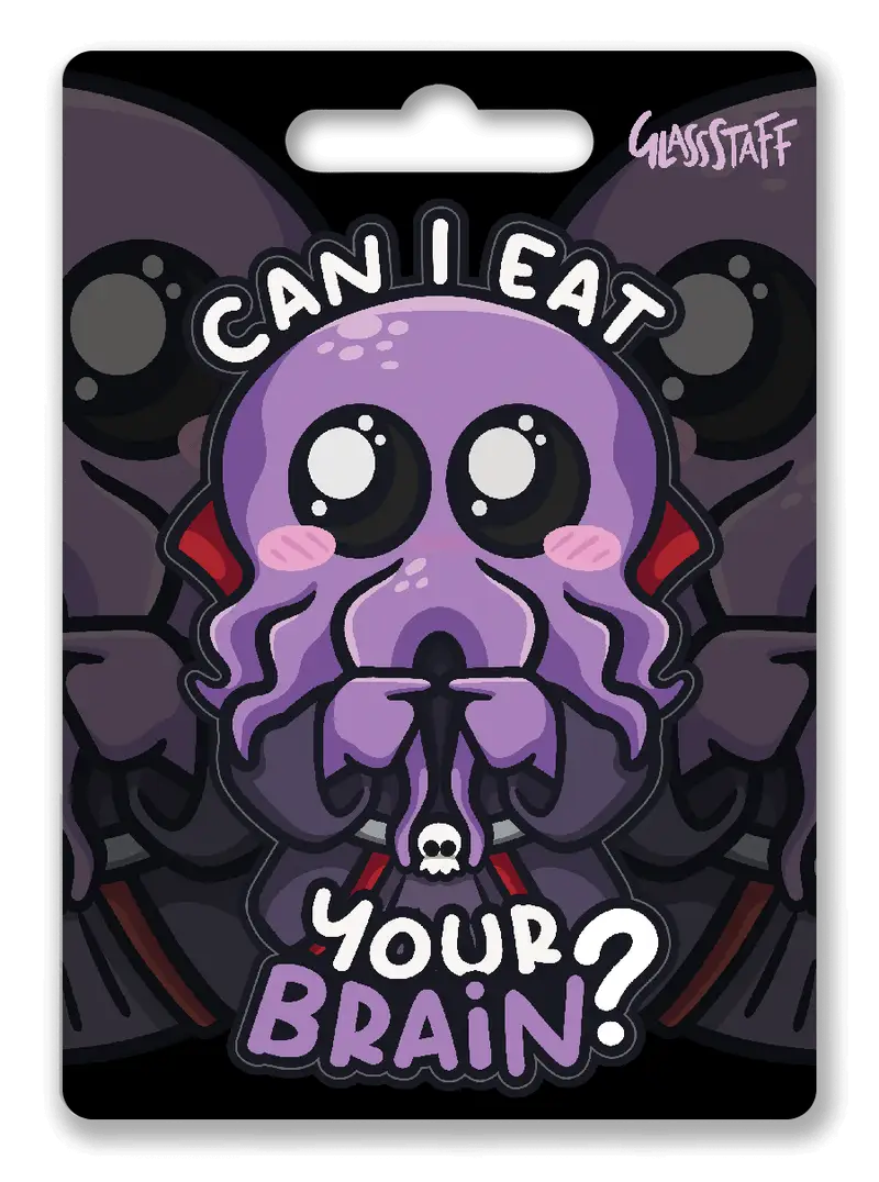 Sticker: Eat Your Brain - Glassstaff - Accessories
