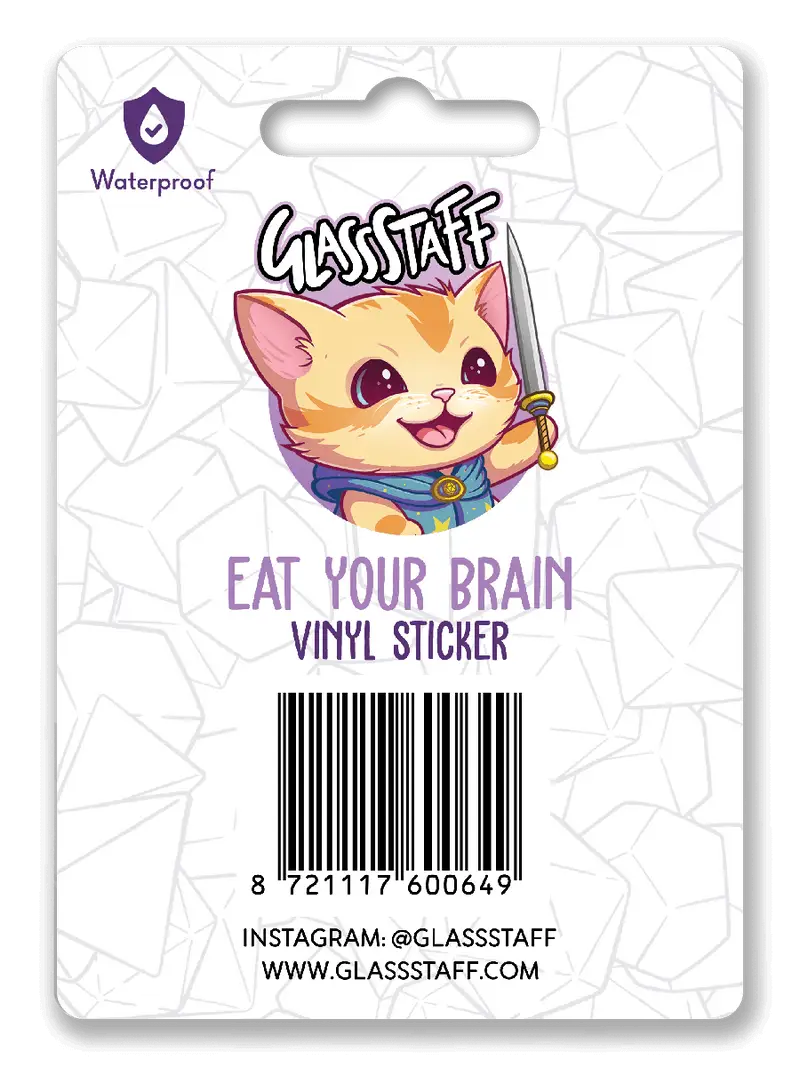 Sticker: Eat Your Brain - Glassstaff - Accessories