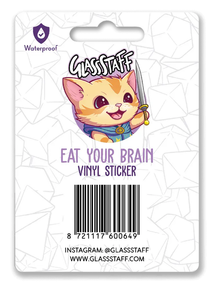 Sticker: Eat Your Brain - Glassstaff - Accessories