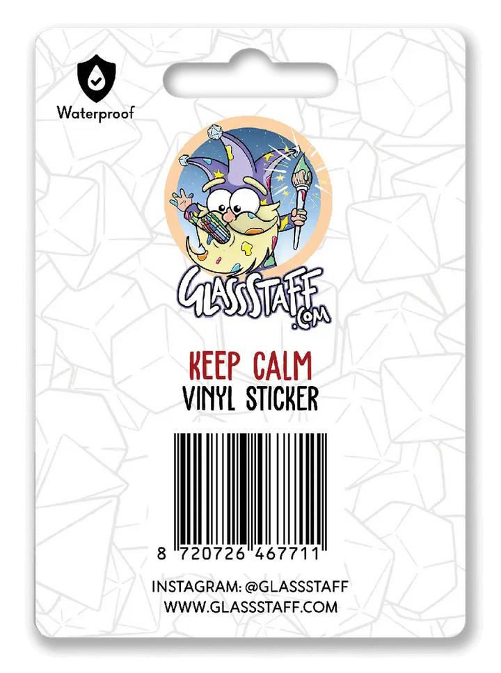 Sticker: Keep calm & Roll Initiative - Glassstaff - Accessories