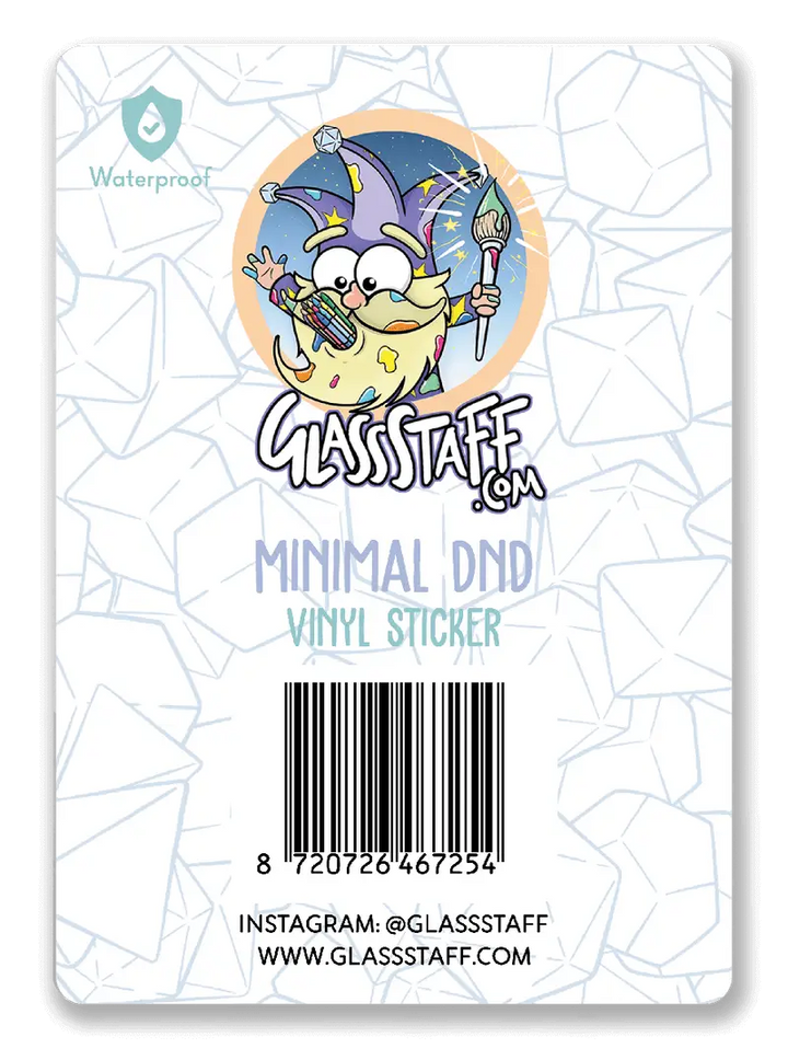 Sticker: Minimal D&D - Glassstaff - Accessories