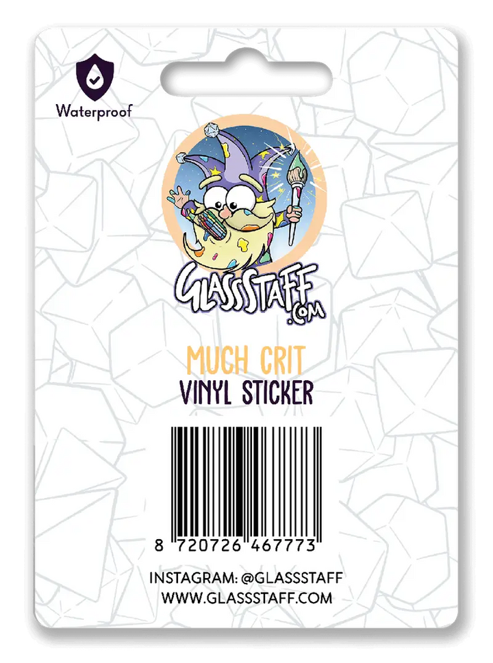 Sticker: Much Crit - Glassstaff - Accessories