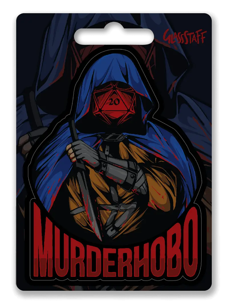 Sticker: Murderhobo - Glassstaff - Accessories