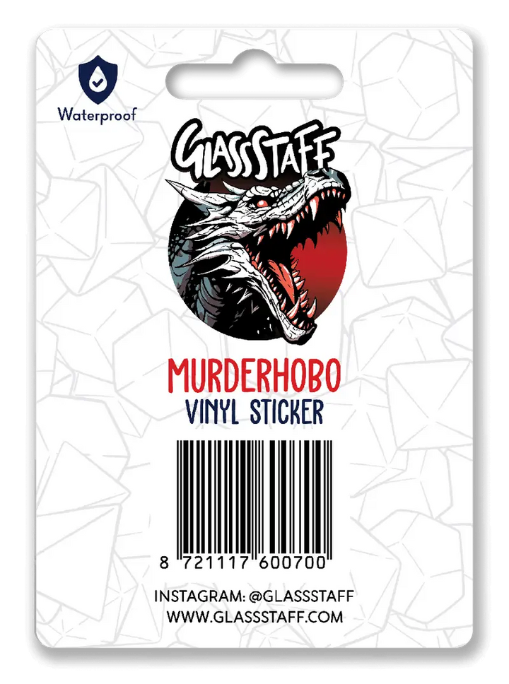 Sticker: Murderhobo - Glassstaff - Accessories