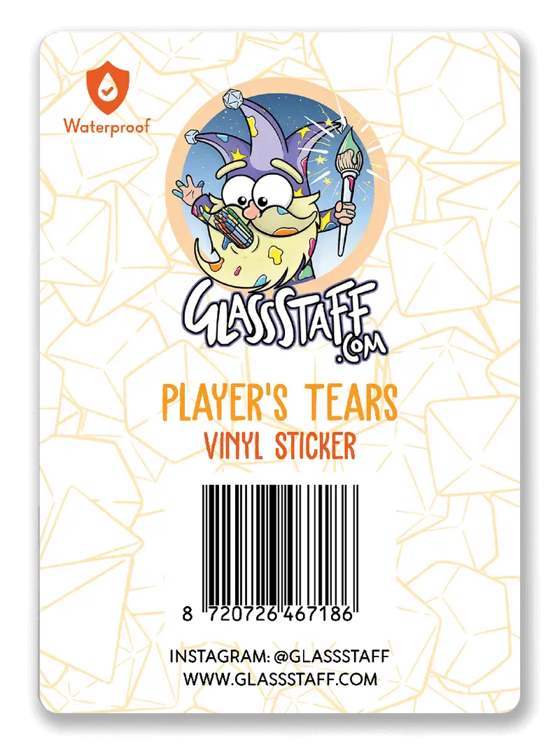 Sticker: Player’s Tears - Glassstaff - Accessories