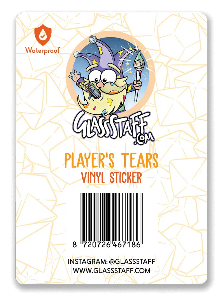 Sticker: Player’s Tears - Glassstaff - Accessories