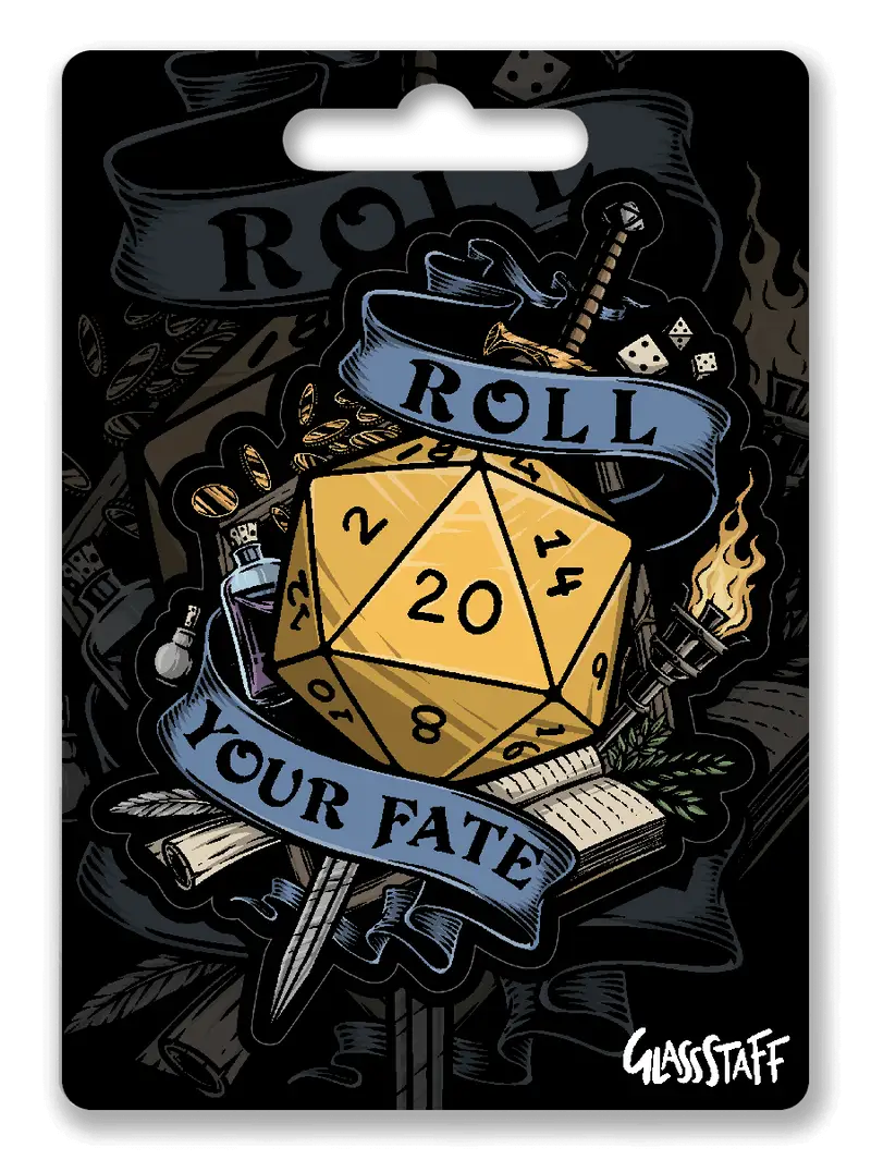 Sticker: Roll Your Fate - 2 - Glassstaff - Accessories