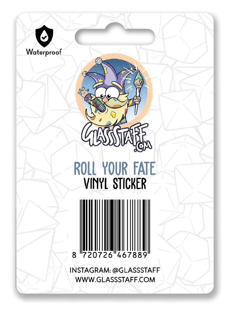 Sticker: Roll Your Fate - 2 - Glassstaff - Accessories