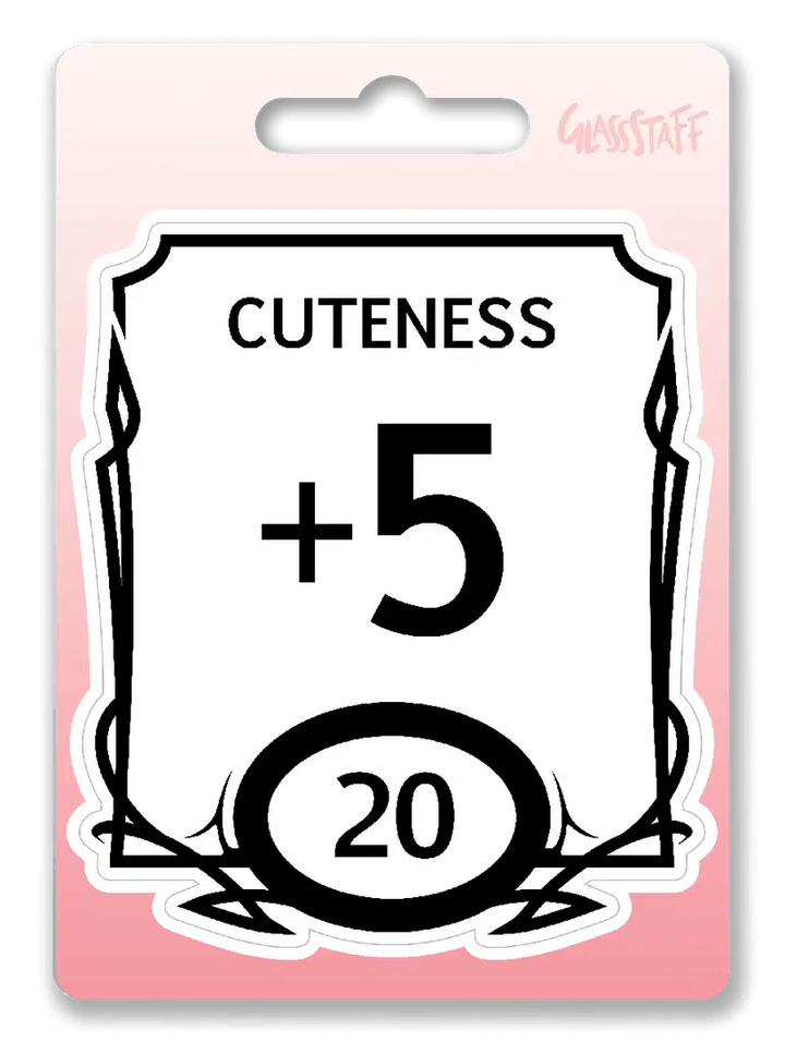 Sticker: Stat Block - Cute - Glassstaff - Accessories