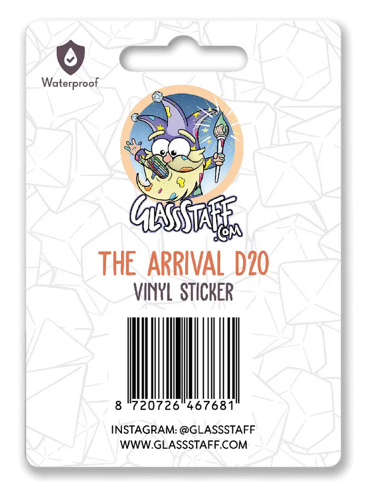 Sticker: The Arrival d20 - Glassstaff - Accessories