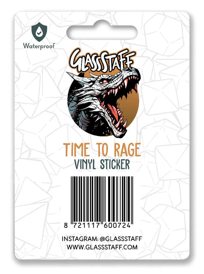Sticker: Time to Rage - Glassstaff - Accessories