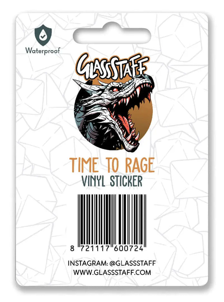 Sticker: Time to Rage - Glassstaff - Accessories